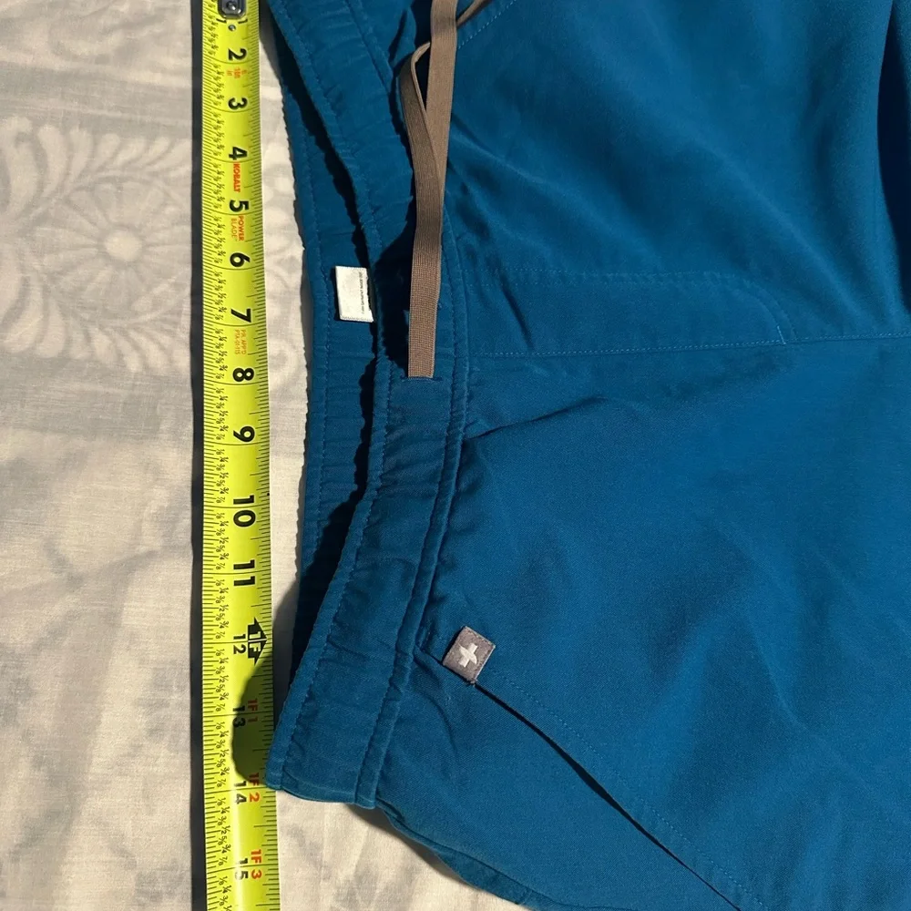 Figs Teal Scrub Mens joggers Set size top XS pants S